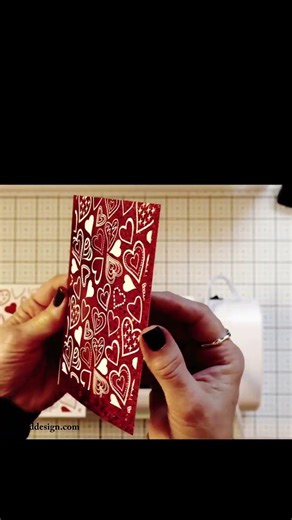 Foiling and Reverse Foiling #shorts #foiling #cardmaking