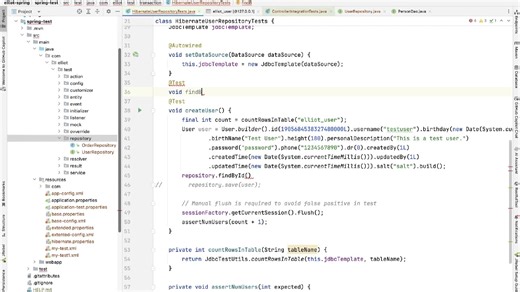 550.Transaction Management-Test-managed Transactions,启用和禁用事务示例-3