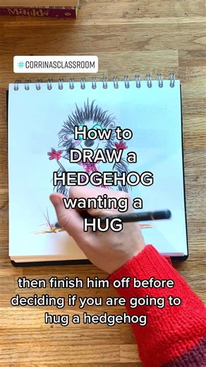 Drawing a Hedgehog Wanting a Hug - Fun and Creative Activities for Kids
