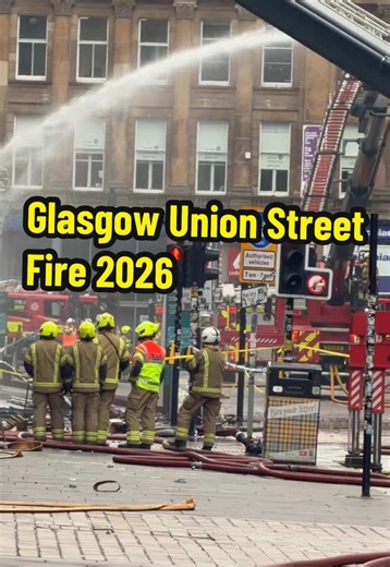 Major Fire Incident in Glasgow: Emergency Services Respond