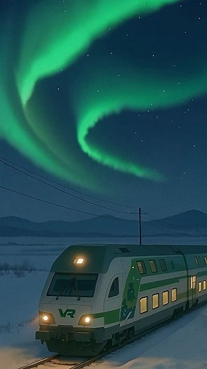 🚆❄️ El Santa Claus Express es uno de los trenes más mágicos del mundo. Recorre Finlandia desde Helsinki hasta Rovaniemi, cruzando el Círculo Polar Ártico en un viaje nocturno lleno de paisajes nevados, cabinas privadas y el encanto del invierno nórdico. 🎅✨ A bordo, los pasajeros disfrutan de comodidades modernas, restaurante 🍽️ y la posibilidad de despertar en el pueblo oficial de Papá Noel, en pleno corazón de Laponia. 🌌🇫🇮 | QPASA