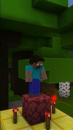 When you summon HEROBRINE on MINECRAFT #minecraft #shorts