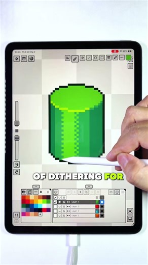 basic shapes with Pixquare app 🔷🟥🟢🧡