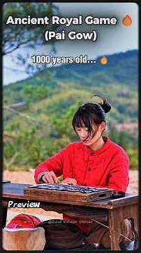 Ancient Chinese Pai Gow Dominoes Making | Traditional Craft & Cultural Game