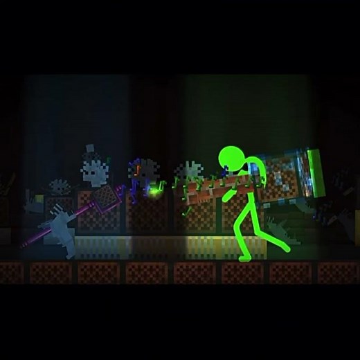 The power of music | Alan Becker | Animation vs. Minecraft | #fypシ #minecraft #stickman #edit