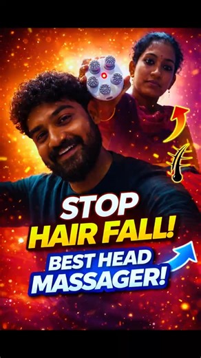 Stop Hair Fall Naturally 😱 | Best Head Massager for Fast Hair Growth 🔥