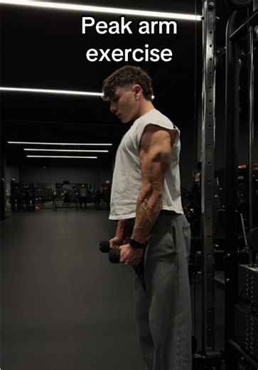 Keep the tension on your brachialis throughout the range of motion by doing rope hammer curls facing away from the cables @DFYNE | code BERGEN #gym #gymtips #armworkout #dfyne #foryoupage