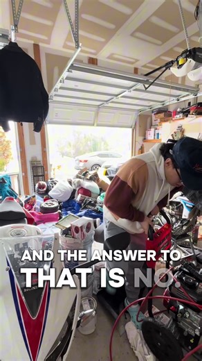 Day 7. Alright I might be sleeping in here… #day7 #declutter #cleantok #garage #timelapse