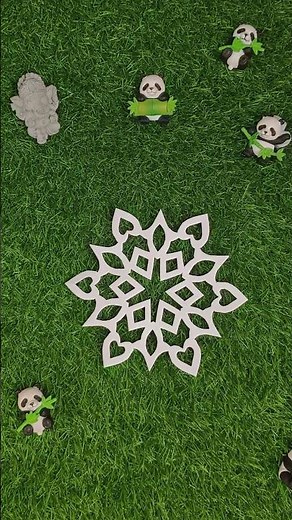 Easy Paper Cutting ✂️ | Kirigami Design Tutorial ❄️