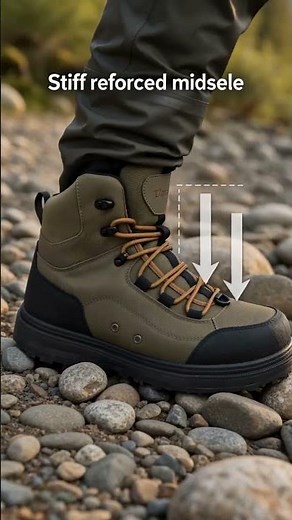 Ussuris Outdoors mens Deep Eddy Cleated Rubber Sole Wading Boots