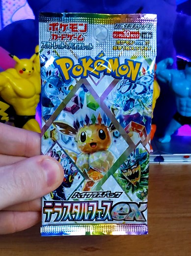 Abrindo Box Japonesa de Pokémon Terastal Festival