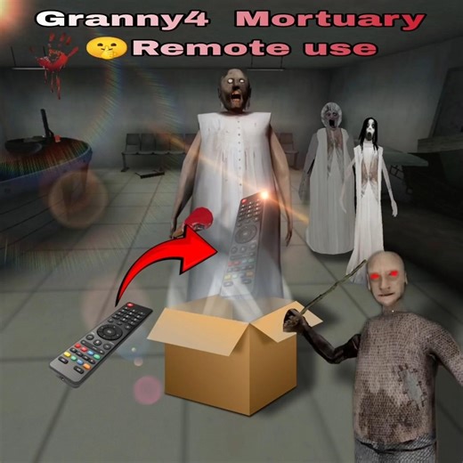 Granny🤫 Remote Use❓#granny #gaming #games #horrorgame #youtubeshorts #viral #shorts #mr #mrbeast