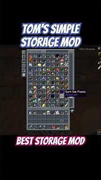 Tom’s Simple Storage Mod #moddedminecraft #tomssimplestorage