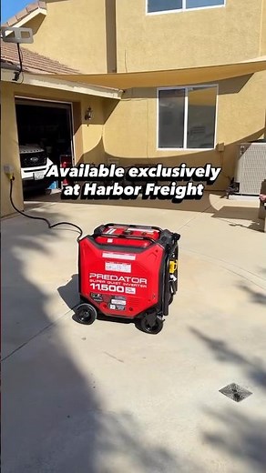 Predator 11,500 Watt Tri-Fuel Super Quiet Inverter Generator | Harbor Freight