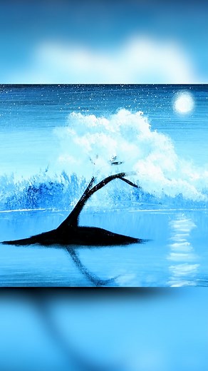 31K views · 1K reactions | MOON REFLECTION: Learn Simple Painting Techniques! #raygrimesfineart #art #fineart #abstractart #abstractpainting #acrylics #painting | Ray Grimes Fine Art | Facebook