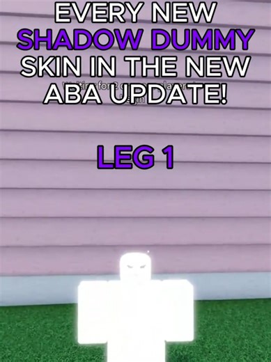 shadow dummy skins are so cool😭#animebattlearena #aba #roblox | Roblox