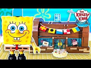 I Built the SPONGEBOB KRUSTY KRAB in LEGO...