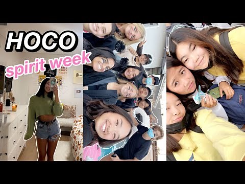 HOMECOMING SPIRIT WEEK | dressing up, football game, & more!