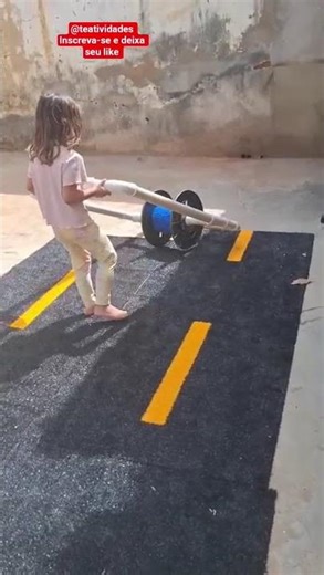 Playing tag on the grass #autism #physiotherapy #training #fun #games #machine #home