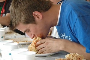PHOTOS & VIDEO: Spaghetti and Hot Pepper Eating Contests