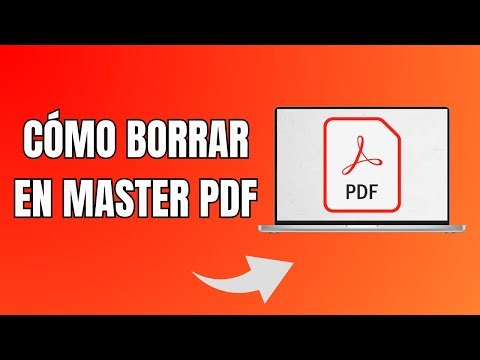 ¿Cómo Borrar En Master PDF Editor?