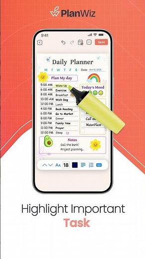 Planwiz App | The Best Daily Planner to Organize Your Day Easily