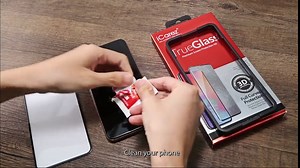 iCarez Tempered Glass Screen Protector for iPhone 11 iPhone XR 6.1-Inches, 2-Pack Full Coverage