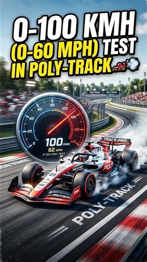 0-100KMH (0-60 MPH) Test in Poly-Track🏎️💨