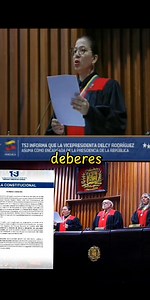 Este fue el momento en el que el Tribunal Supremo de Justicia de Venezuela ordenó a la vicepresidenta Ejecutiva de ése país, Delcy Rodríguez “asuma y ejerza en condición de encargada todas las atribuciones, deberes y facultades inherentes al cargo de presidenta de la República Bolivariana de Venezuela, con el fin de garantizar la continuidad administrativa y la defensa integral de la nación”. | Ana Herrera