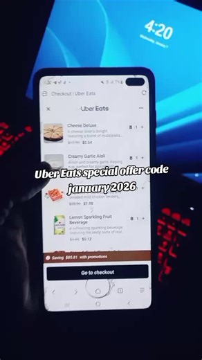 Uber eat special code #ubereats #foodie #foodtiktok #promocode | uber eats code