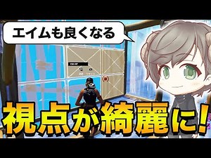 誰でも出来る！視点が綺麗になる方法６選【フォートナイト】
