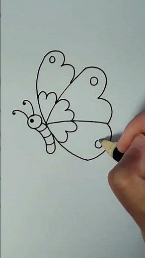 かわいいカラフルな蝶の描き方 🦋🎨