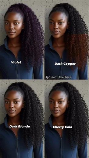 Curly High Ponytail Hair Color Ideas Hairstyle Transformation