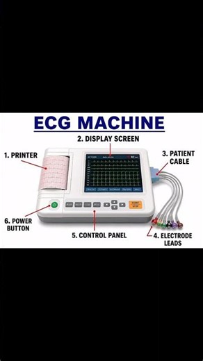 how to use ECG machine?#nurse #aiims #shortvideo #anmnursing #youtubeshorts #trending