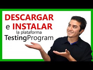 DESCARGAR e INSTALAR TESTING PROGRAM [2020] ✅