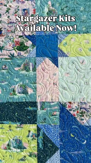 Escape into your childhood with the Stargazer quilt kit! This beginner-friendly kit features Forever Neverland fabrics from @rileyblakedesigns and lets you create a quilt top that finishes at 62”x76”, transporting you to the magical world of Peter Pan ✨ psssst. There’s still time to whip up this quilt as a special one of a kind gift this Christmas!! Grab yours at plainjanesandco.com 🛍️ #quiltkitsale #quiltkits #villarosadesigns #beginnerquiltpattern #beginnerquilt #kidsquilts #noveltyquilts #ch