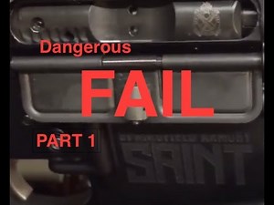 (Part 1) Caution Problems With New Springfield Armory Saint Review BIG Fail Malfunction Jam