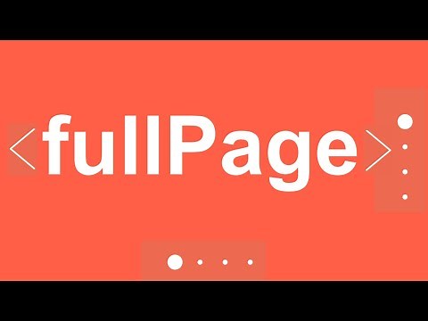 How to create a carousel with fullPage library. fullPage.js tutorial (with source code) in 2023