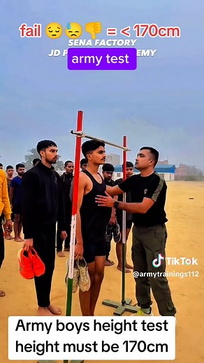 Army Height Test: Can You Make the 170cm Cut?