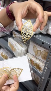13K views · 1.4K reactions | Stunning acrylic golden leaves, the...