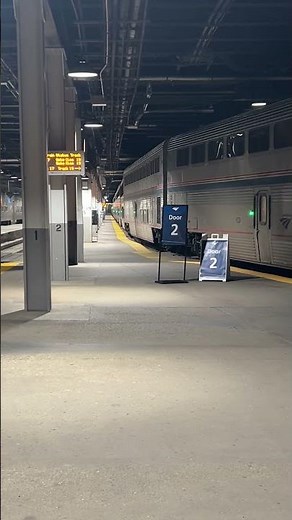 Amtrak # 7/27 The Empire Builder departing Chicago for its cross country journey to Seattle