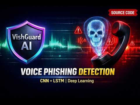 VishGuard AI – Voice Phishing (Vishing) Detection Using Deep Learning | CNN + LSTM | Python Flask