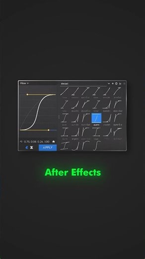 Still Using Graph Editor? Try This One-Click Flow Tool 😮 #aetools