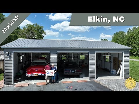 24'x36'x9' Metal Building - Elkin, NC