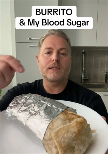 How does this burrito affect my glucose levels? #burrito #glucose #bloodsugar