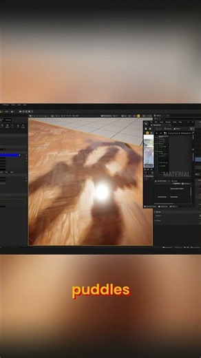 Create Realistic Puddles On Any Surface! #UE5 #VertexPaint #MaterialArt #Shaders #GameArt