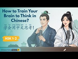 How to Train Your Brain to Think in Chinese? | 学会用中文思考！每天中文 | Chinese Daily Podcast