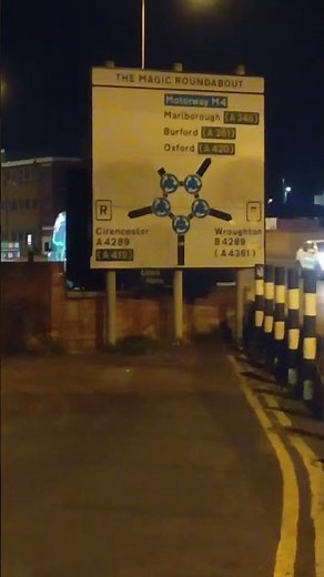 The magic Roundabout, Swindon, UK #swindon #swindontown #uk #ukroads #roundabout #magic #roundabouts