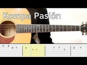 Frozy - Kompa Pasión (Easy Guitar Tutorial Tabs)