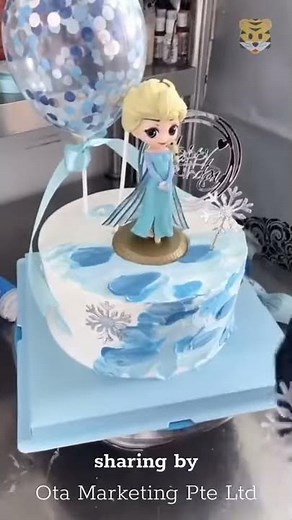 FROZEN CAKE | How to make a Frozen ELSA Disney PRINCESS Cake | Disney Cake Ideas